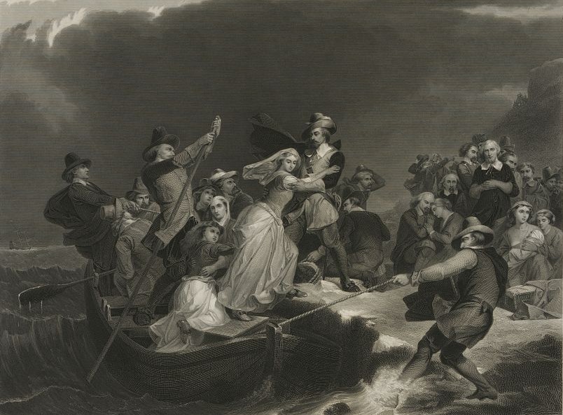 pilgrims at plymouth