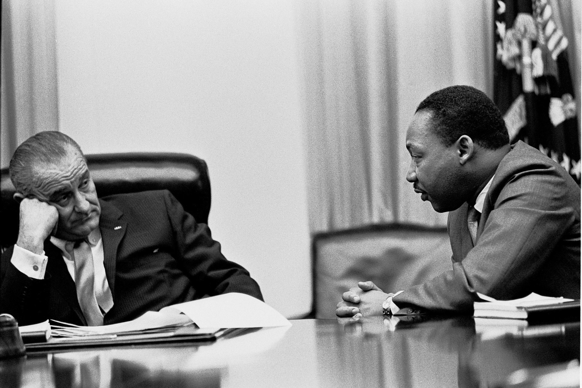 MLK and LBJ