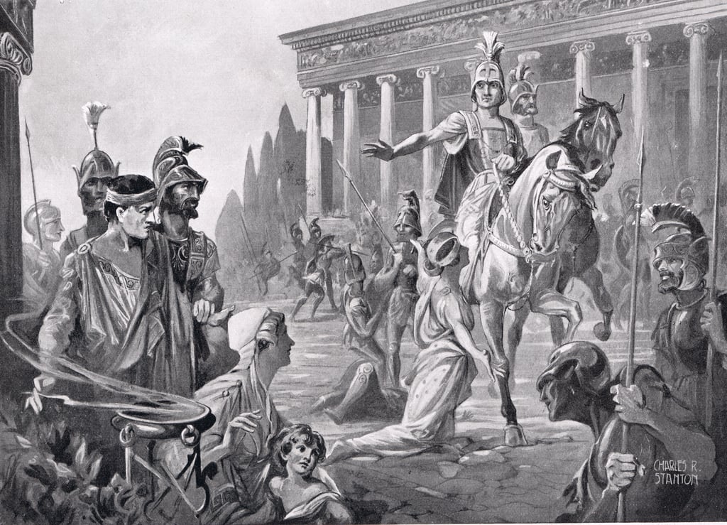 Alexander not only captured Thebes in 335 BC, but exterminated or enslaved its population, effectively ending the city-state system of Classical Greece.