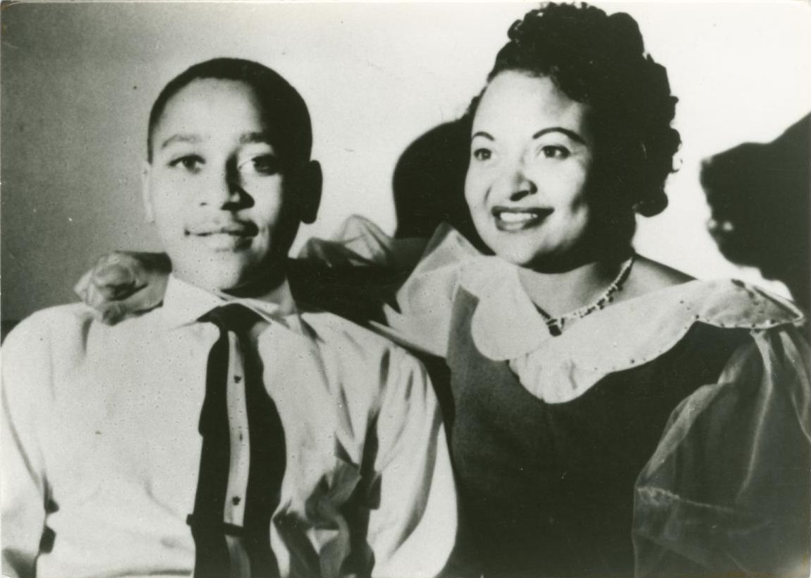 Emmett Till, known to his family and friends as Bobo or Bo, was a lively 14-year-old living with his mother Mamie in Chicago. During a visit to relatives in Money, Mississippi, he was abducted and brutally murdered after allegedly whistling at a white woman at a grocery store. Smithsonian National Museum of African American History and Culture, Gift of the Mamie Till-Mobley family