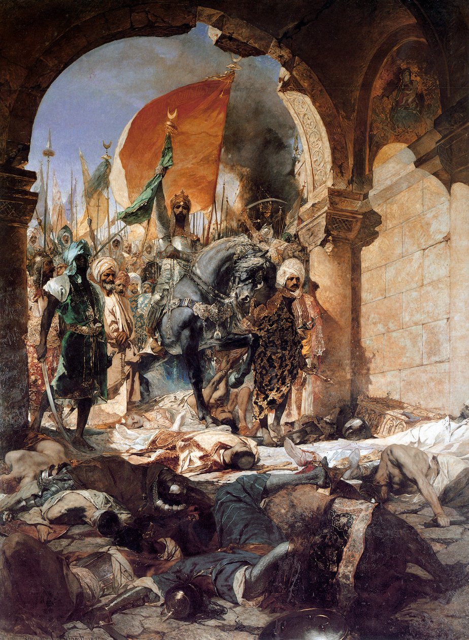 Jean_Joseph_Benjamin_Constant_-_The_Entry_of_Mehmet_II_into_Constantinople_1876_-_(MeisterDrucke-703348)