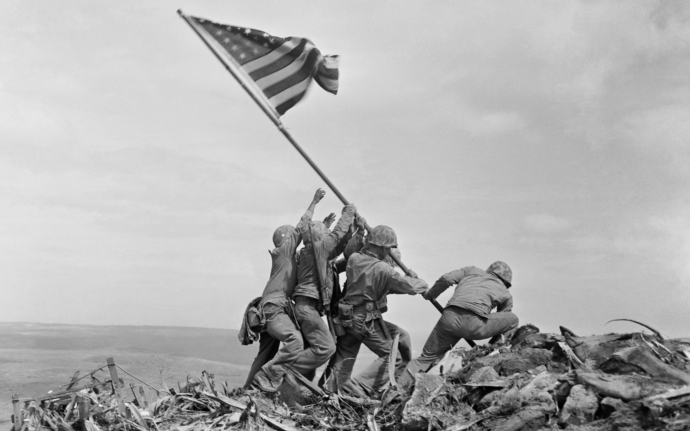 The First Flag Raising On Iwo Jima June 1964 Volume 15 Issue 4 