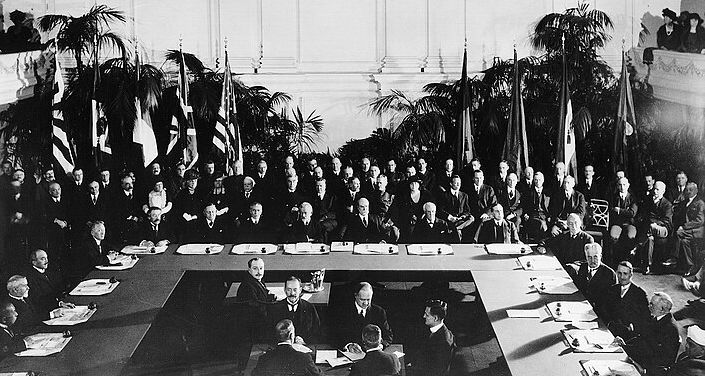 President Wilson's administration planned for a massive expansion of the US Navy with 50 modern battleships, but negotiations at the 1924 Washington Naval Treaty curtained naval buildups until the mid-1930s. CUNY