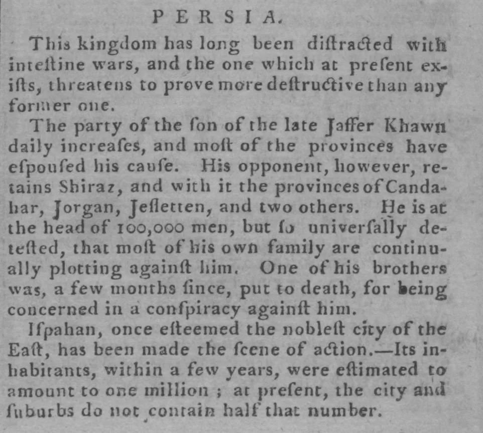 persia newspaper